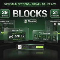 Conversion Blocks Pack (5 premium sections proven to lift AOV)